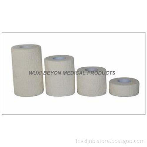Elastic White Color Cotton Elastic Bandage Self Adhesive Ha